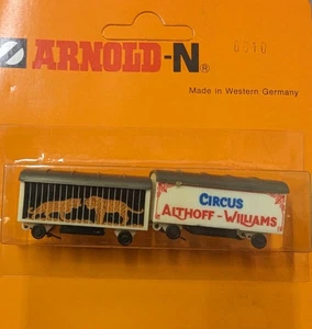 K Arnold 6610 1:160 Althoff-Williams Circus Wagon & Tiger Cage (2er Set) - Bild 1 von 1