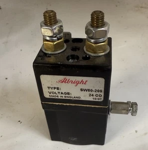 Solenoide miniatura SW60-209 Albright 24v DC para fregadora de pisos Clark - Imagen 1 de 3