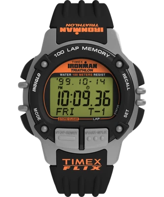 Timex Ironman Flix Schwarz Herren Armbanduhr TW5M63200 - Bild 1 von 4