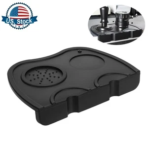 Espresso Tamping Mat Countertop Edge Coffee Tamper Station Non-Slip Silicone - Picture 1 of 14