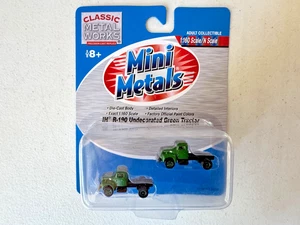 CMW Mini-Metals #51112 N Scale IHl R-190 Undecorated Green Tractor Truck (2)-NOS - Picture 1 of 4