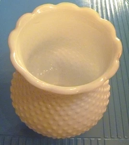 Vintage Hobnail Milk Glass Lamp Shade - Picture 1 of 5