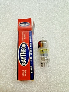 Nuevo en caja GE 12AY7 D Getter Preamplificador Tubo Raytheon - Imagen 1 de 2