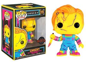 Funko Pop! Movies Bride Of Chucky - Chucky Blacklight #315 Special Edition Vinyl