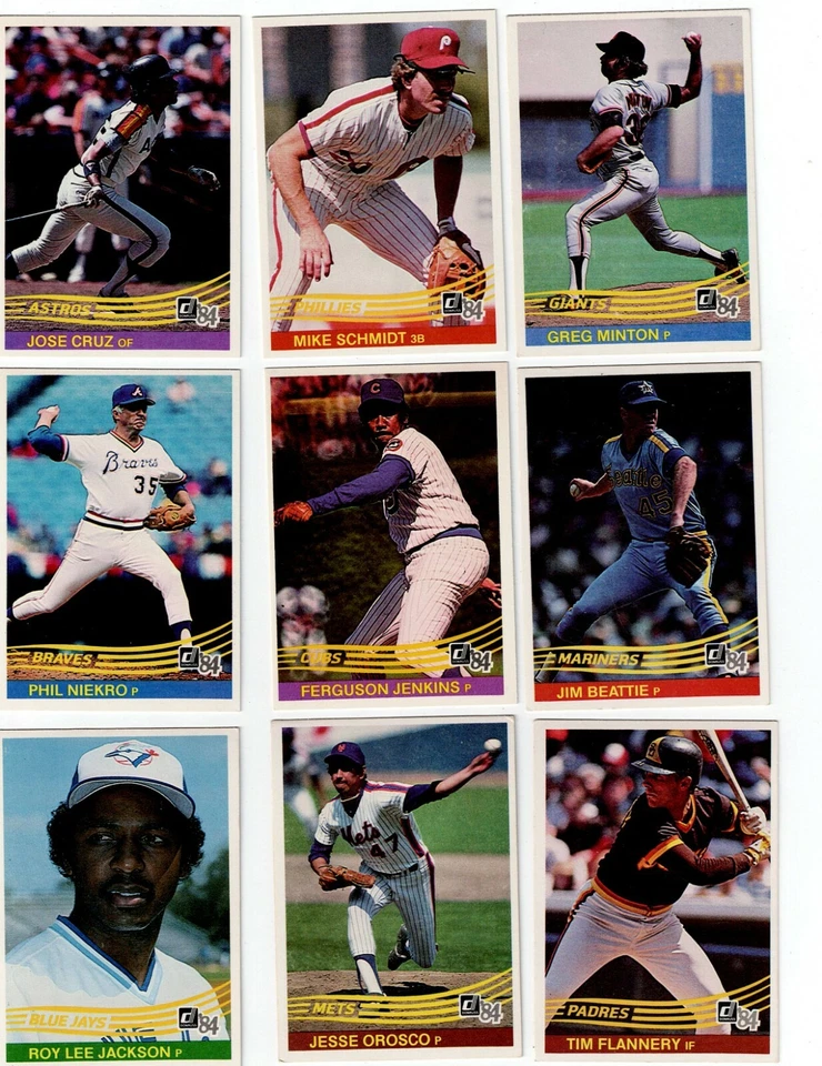 1984 DONRUSS BASEBALL COMPLETE YOUR SET U PICK 1-250 - Image 1 of 1