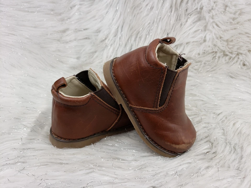 BABY GAP Marrón Sin Cordones Zapatos Informales Botas Niño Pequeño Talla US 6 Foto 1 de 4