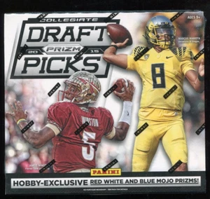 2015 Panini Prizm Draft Picks Football Factory Sealed Hobby Box - Picture 1 of 1