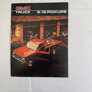 1986 GMC S-15 S15 Pickup Truck Händler Verkaufsprospekt Katalog Booklet Book - Bild 1 von 13