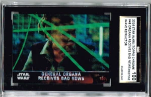 2016 Star Wars Topps Chrome Organa Receives Bad News Wave Ref. SGC 100 Pristine - Picture 1 of 2