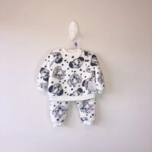 Disney Baby Dalmatians Sherpa Sweatshirt and Jogger Outfit Baby Size 12M NWT’s - Picture 1 of 6