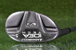 ADAMS GOLF IDEA TECH V3 5 IRON HYBRID W/ BASSARA REGULAR FLEX SHAFT LEFT HANDED - Picture 1 of 9