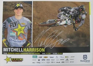Mitchell Harrison Supercross Motocross signed Autogramm 11x17 Poster COA.. - Bild 1 von 1