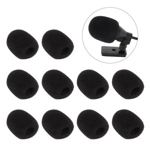 10x Microphone Windscreen Mic Sponge Covers for Small Lapel Lavalier Headset Mic - Picture 1 of 12