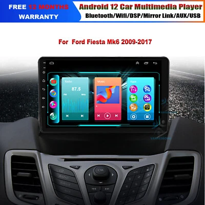 9" Touchscreen Autoradio Navigation GPS DSP Wifi DAB+ Für Ford Fiesta 2009-2017 - Bild 1 von 4
