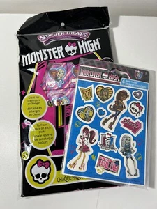 Monster High Stickers 20 Treat Boxes Sticker Sheets 4 NIP Lot of 2 - Picture 1 of 8