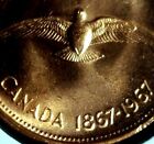 Centenaire du Canada 1967 *double date * BU UNC petit cent - penny !!