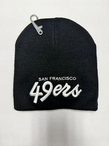 San Francisco 49er’s Black Embroidered  Winter Beanies - Picture 1 of 1