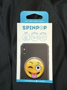 SpinPop Grip Socket Pop Kickstand - Emoji - For Phones And Tablet - Picture 1 of 2