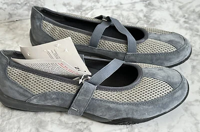 Propet Zapatos Mujer 8 Zigzag Azul Gris Caminar Ortopédicos Comodidad Nuevos Foto 1 de 4