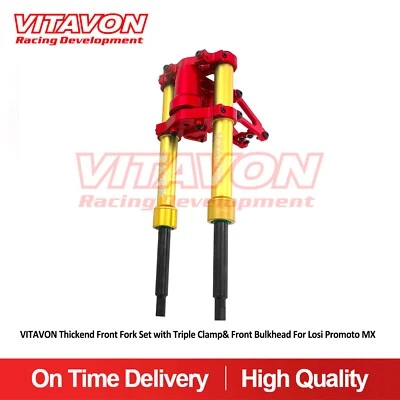 Vitavon Damping system Stronger Front Fork Clamp Front Bulkhead For Losi Promoto - Image 1 of 4