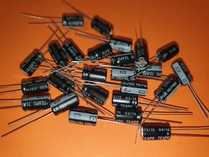 25x Elko 220µF / 10V 105°C 6,3x11mm 2000h 220uF - Picture 1 of 2
