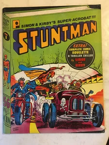 Simon Kirby Classics, Stuntman Oversize Comic Book, 1987, Pure Imagination - Picture 1 of 6