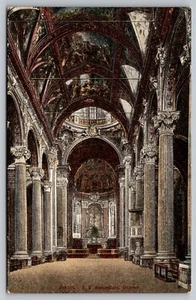 Postcard: S. S. Annunziata del Vastato, Interno, Genova, Italia, Unposted - Picture 1 of 2