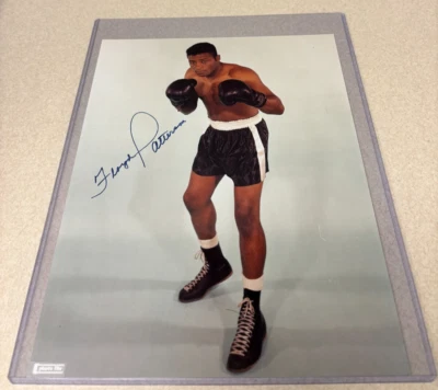 Floyd Patterson Signed 8x10 Photo Autograph Boxing W/PHOTO PROOF - Image 1 of 3