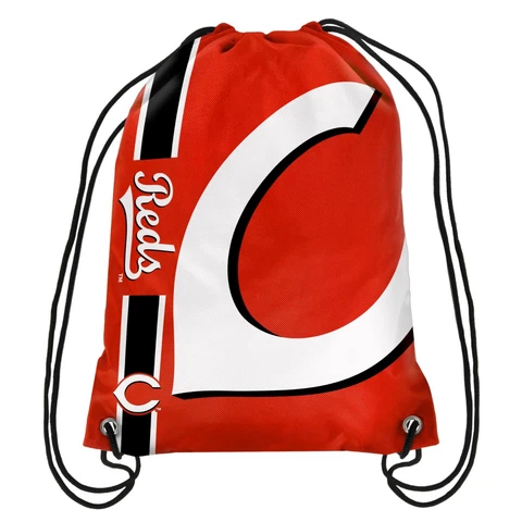 Cincinnati Reds MLB Side Stripe Big Logo Drawstring Back Pack FREE SHIP!! Cover