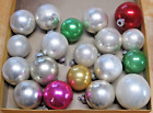 Vintage Christmas Ornaments Mercury Glass Assorted Shiny Brite Lot of 19