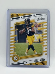 2024 Panini Absolute 🏴Black🏴 #88 Russell Wilson - Pittsburgh Steelers ✨ - Picture 1 of 2