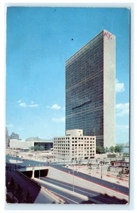 Vintage 1955 United Nations Headquarters New York Litho Postkarte - Bild 1 von 2