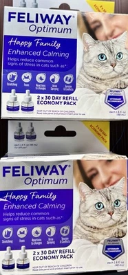 Feliway 4pk Optimum Happy Family Repuesto Difusor Calmante Mejorado NUEVO Exp: 2027 Foto 1 de 3