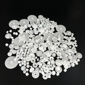 Módulo de 200 piezas 0,5 engranaje de plástico husillo único motor pequeño blanco - Imagen 1 de 3