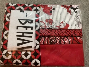 Loralie Harris fabric red black tote bag kit, well-behaved women - Picture 1 of 2