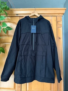 Chaqueta BYLT Basics Division Anorak Negra 3XL NUEVA CON ETIQUETAS - Imagen 1 de 13