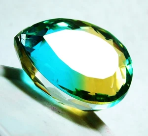 Natural 53.25 Cts Pear Cut Multi Tourmaline Loose Gemstone R4110 - Picture 1 of 4