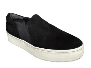 Scarpe da ginnastica Vince donna 7,5 Warren platform slip-on nere scamosciate - Foto 1 di 7