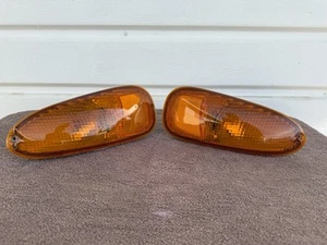 1994 - 1998 Mitsubishi 3000GT Fr Turn Signal Corner Lenses Left & Right OEM - Picture 1 of 9