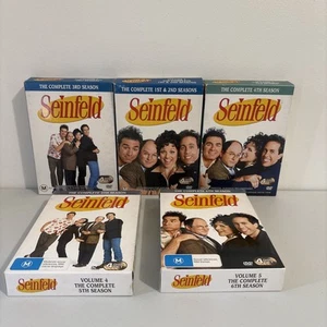 Seinfeld DVD's Season 1-6 Volume 1-5 - Picture 1 of 9