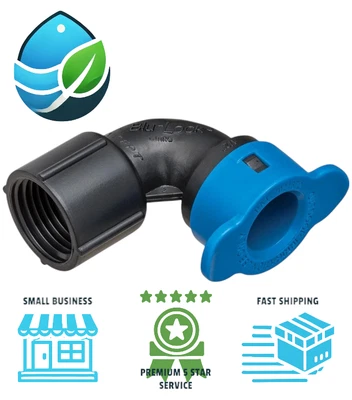 Orbit 31972H Outdoor Blu-Lock Plastic Elbow 1/2" Inch FPT Female for Irrigation - Image 1 of 4