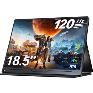 UPERFECT 18.5" 1920*1080 120Hz Gaming Monitor Portable Monitor USB C Monitor - Picture 1 of 8
