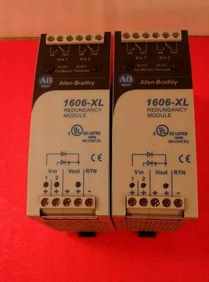 Módulo de fuente de alimentación de doble redundancia Allen Bradley 1606-XLRED20-30/A 24V CC 4B  Foto 1 de 3