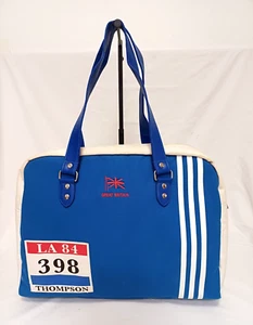 VINTAGE ADIDAS GREAT BRITAIN DALEY THOMPSON #398 OLYMPIC 1984 L.A. DUFFLE BAG - Picture 1 of 14