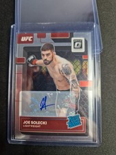 2023 Panini UFC Donruss Optic Rated Rookie Joe Solecki Autograph