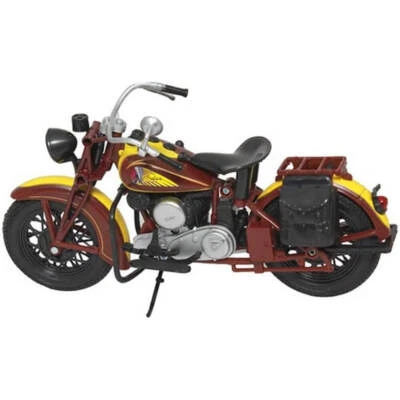 Newray 1:12 Indian Sport Scout 1934 Diecast Motorcycle Toy Ages 5+ and Up - Image 1 of 3