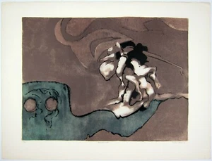 DOROTHEA TANNING - 1977 Hand Signed Color Lithograph - "Illusioniste" - Picture 1 of 4