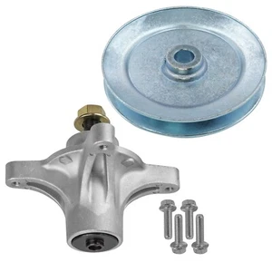 Husillo y polea de cubierta de 42" para Exmark QTE708GEM42200 QTS725CKC42200 QZE702GEM4220 - Imagen 1 de 7