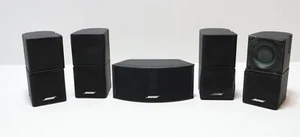 Bose OEM 4x Jewel Cube Double Speakers + 1x Center Speaker from V35 Black - Picture 1 of 24