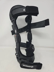 Breg Fusion Knee Brace Size 30 Ligament Support Brace Adjustable Black L - Picture 1 of 5